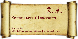 Keresztes Alexandra névjegykártya